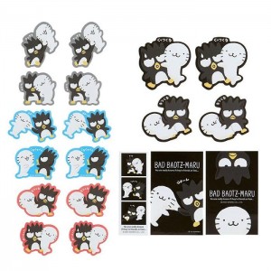 Black Hello Kitty Badtz-maru 20-pc Sticker Set (Best Mates Series) | NZ_HK34588