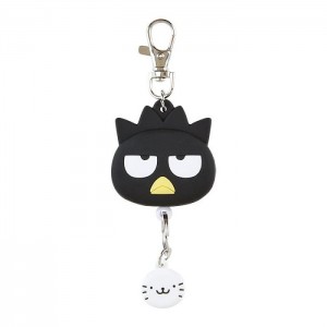 Black Hello Kitty Badtz-maru Bestie Face Badge Reel | NZ_HK29607