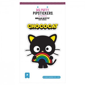 Black Hello Kitty Chococat x Pipsticks Big Puffy Sticker | NZ_HK39376