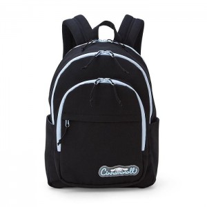 Black Hello Kitty Cinnamoroll Multi-Pocket Travel Backpack | NZ_HK11250