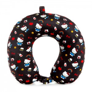 Black Hello Kitty Hello Kitty x FUL Classic Neck Pillow | NZ_HK71880