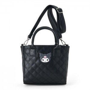 Black Hello Kitty Kuromi 2-Way Mini Quilted | NZ_HK15021