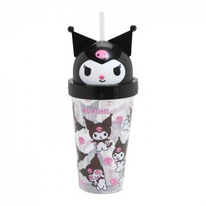 Black Hello Kitty Kuromi 3D Acrylic Travel Tumbler | NZ_HK81640