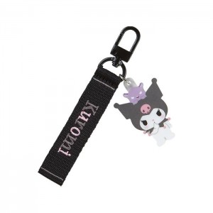 Black Hello Kitty Kuromi Logo Keychain (Sanrio Character Award Series) | NZ_HK68008