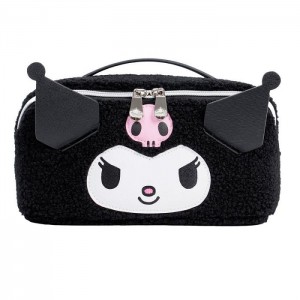 Black Hello Kitty Kuromi x Impressions Vanity Unfold Travel Bag | NZ_HK49243