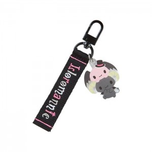 Black Hello Kitty Lloromannic Logo Keychain (Sanrio Character Award Series) | NZ_HK41349