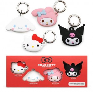 Black / Pink Hello Kitty Hello Kitty and Friends AirTag Cases | NZ_HK72247
