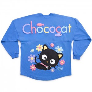 Blue Hello Kitty Chococat Flowers JapanLA Spirit Jersey | NZ_HK90377
