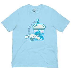 Blue Hello Kitty Cinnamoroll Bubble Tea Tee | NZ_HK62671