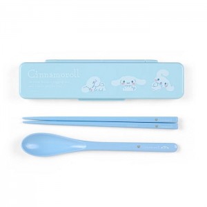 Blue Hello Kitty Cinnamoroll Everyday Chopsticks & Spoon Set | NZ_HK22115