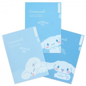 Blue Hello Kitty Cinnamoroll Expressions 3-pc Clear File Folder Set | NZ_HK41433
