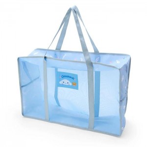 Blue Hello Kitty Cinnamoroll Mesh Storage Tote (Large) | NZ_HK79620
