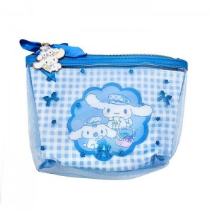 Blue Hello Kitty Cinnamoroll Zipper (Gingham Paperboy Series) | NZ_HK73603