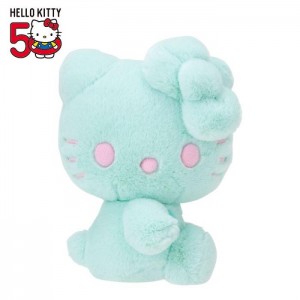 Blue Hello Kitty Hello Kitty 50th Anniv. Plush Mascot (Mint) | NZ_HK85923