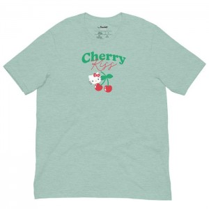 Blue Hello Kitty Hello Kitty Cherry Kiss Tee | NZ_HK62983