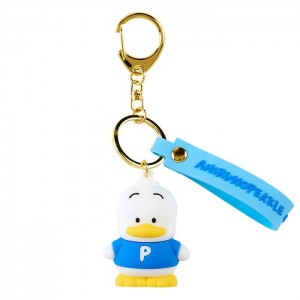 Blue Hello Kitty Pekkle Signature Keychain | NZ_HK68522