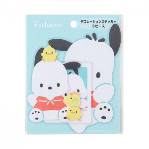 Blue Hello Kitty Pochacco 3-pc Dress Your Tech Sticker Set | NZ_HK87605