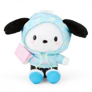 Blue Hello Kitty Pochacco Plush Mascot Keychain (Day at the Funfair Series) | NZ_HK42655