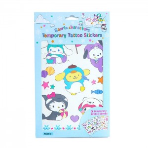 Blue Hello Kitty Sanrio Characters Tattoo Stickers (Ice Island Series) | NZ_HK30662