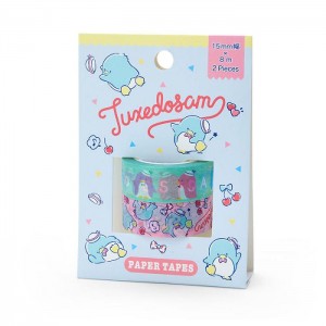 Blue Hello Kitty Tuxedosam 2-Piece Washi Tape Set | NZ_HK49615