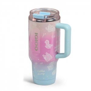 Blue / Pink Hello Kitty Hello Kitty x Igloo 50th Anniversary 32oz Flip ‘n’ Sip Travel Mug | NZ_HK69293