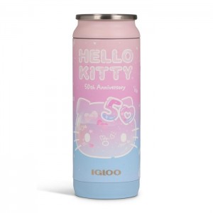 Blue / Pink Hello Kitty Hello Kitty x Igloo 50th Anniversary 16oz Stainless Steel Can | NZ_HK86806
