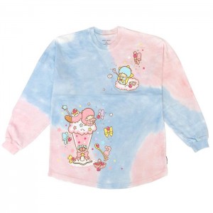 Blue / Pink Hello Kitty LittleTwinStars JapanLA Parfait Tie-dye Spirit Jersey | NZ_HK42625