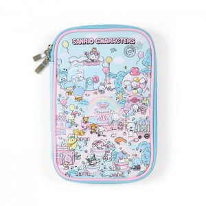 Blue / Pink Hello Kitty Sanrio Characters Travel Case (Day at the Funfair Series) | NZ_HK49210
