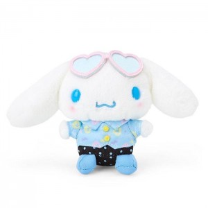Blue / White Hello Kitty Cinnamoroll Plush Mascot Keychain (Day at the Funfair Series) | NZ_HK59392