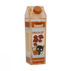 Brown Hello Kitty Chococat Milk Carton Water Bottle (Chocolate) | NZ_HK86475