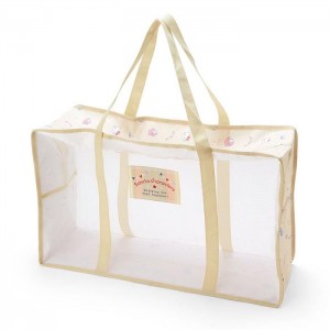 Brown Hello Kitty Sanrio Characters Mesh Storage Tote (Large) | NZ_HK14525