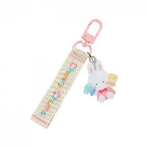 Cream Hello Kitty Cheery Chums Logo Keychain (Sanrio Character Award Series) | NZ_HK91266
