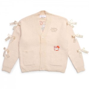 Cream Hello Kitty Hello Kitty Cozy Kuma JapanLA Cardigan | NZ_HK23791