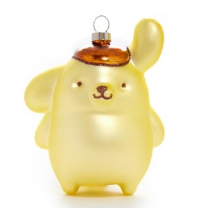 Gold Hello Kitty Pompompurin x Kat + Annie Glass Ornament | NZ_HK79411