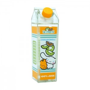 Green Hello Kitty Cinnamoroll Milk Carton Water Bottle (Orange & Kiwi) | NZ_HK41841
