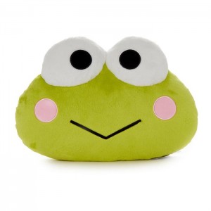 Green Hello Kitty Keroppi Large 16" Face Plush (Kero-Dot Series) | NZ_HK93779