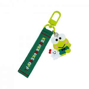 Green Hello Kitty Keroppi Logo Keychain (Sanrio Character Award Series) | NZ_HK69359