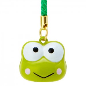Green Hello Kitty Keroppi Mini Mascot Bell Charm | NZ_HK29457