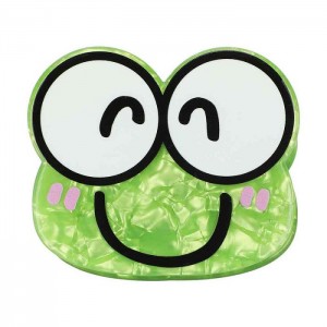 Green Hello Kitty Keroppi Smile Hair Clip | NZ_HK85241