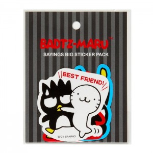 Multicolor Hello Kitty Badtz-maru Sayings Big Sticker Pack | NZ_HK77743