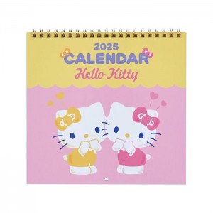Multicolor Hello Kitty Hello Kitty 2025 Wall Calendar | NZ_HK84905
