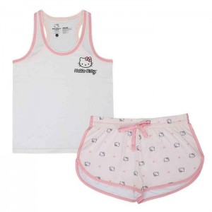 Multicolor Hello Kitty Hello Kitty 2-Pc Tank and Shorts Loungewear Set | NZ_HK55988