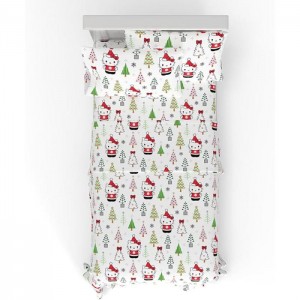 Multicolor Hello Kitty Hello Kitty Holiday Cotton Flannel Sheet Set | NZ_HK46738