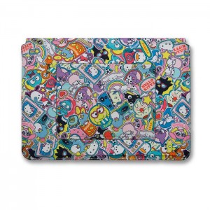 Multicolor Hello Kitty Hello Kitty and Friends x Sonix Supercute Stickers 15" Laptop Sleeve | NZ_HK64549