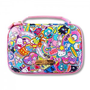 Multicolor Hello Kitty Hello Kitty and Friends x Sonix Nintendo Switch Game Card Case (Stickers) | NZ_HK85687