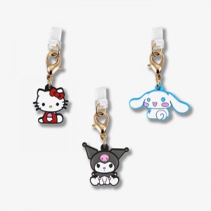 Multicolor Hello Kitty Hello Kitty and Friends x Sonix Charging Port 3-Pc Charms Set | NZ_HK40026