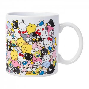 Multicolor Hello Kitty Hello Kitty and Friends Ceramic Mug (Bunch Hug) | NZ_HK41481