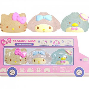 Multicolor Hello Kitty Hello Kitty and Friends Steamed Bun Squishy 3-pc Gift Set | NZ_HK88740