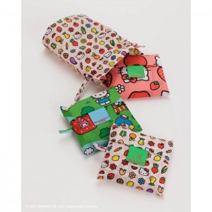 Multicolor Hello Kitty Hello Kitty and Friends x Baggu Standard Bags Set (Apples + Icons + Friends) | NZ_HK23135