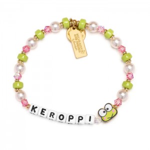 Multicolor Hello Kitty Keroppi x Little Words Project Beaded Bracelet | NZ_HK42096